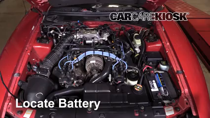 1998 Ford Mustang GT 4.6L V8 Convertible Batterie Changement